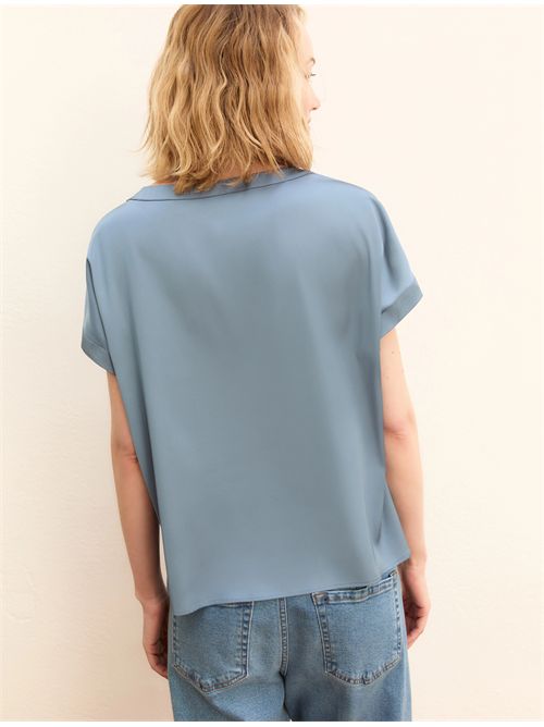 Blusa in raso stretch - CARTA DA ZUCCHERO EMME MARELLA | EMMRAMO130/007